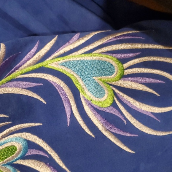 Bob Mackie XL Zip embroidered Jacket x3- brown, blue and black- all XL - Picture 11 of 13